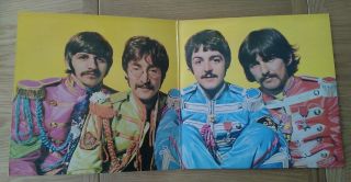 THE BEATLES - SGT PEPPER - RARE EARLY 70S PRESSING 12 