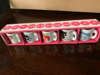 Sanrio Mini Tea Cup Set: Hello Kitty/chococat/badtz - Maru/cinnamoroll/deery Lou