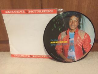 Michael Jackson Picture Disc The Story Of On Vinyl Lp