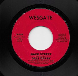 Dale Darby - Back Street / Let 