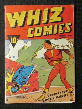 Whiz Comics 2 Reprint Vg 4.  0 1st Captain Marvel / Shazam
