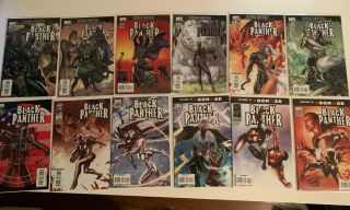Black Panther Issues 1 - 12 Marvel Comics