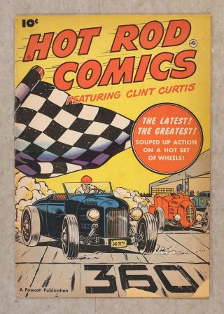 Hot Rod Comics (u.  S.  Edition) 1 1951 Gd/vg 3.  0