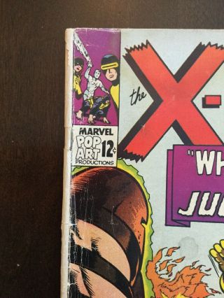 Uncanny X - Men (1st Series,  1963) 13 GD,  2nd Juggernaut.  Combo 2