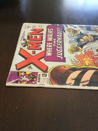 Uncanny X - Men (1st Series,  1963) 13 GD,  2nd Juggernaut.  Combo 7