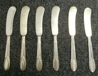 International Trousseau Sterling Silver Butter Knife 5 3/4 Individually 27g