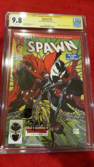 Spawn 231 Cgc 9.  8 Ss Todd Mcfarlane Spider - Man 1 (8/90) Cover Homage Nm,