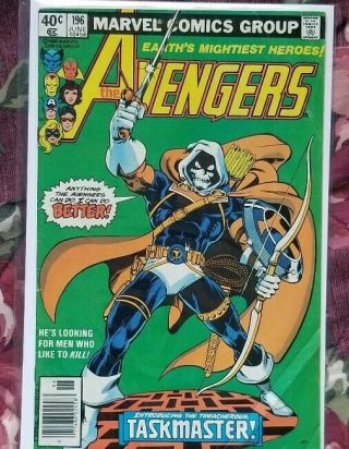 The Avengers 196 (marvel) (avengers) F/gd 1st Full App Of Taskmaster