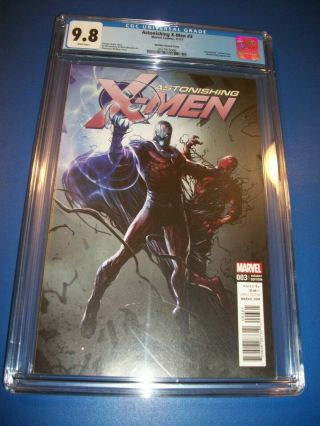 Astonishing X - Men 3 Mattina Venomized Variant Cgc 9.  8 Magneto 1st Pr Spider - Man