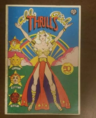 All Girl Thrills No.  1 Adlut Comic Book 1960 