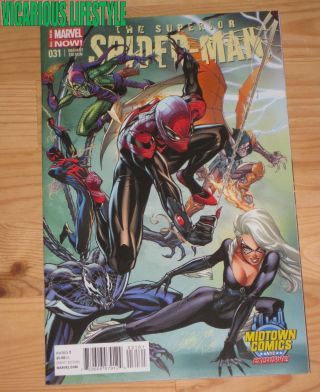 The Superior Spider - Man 31 (2012) Marvel Midtown Variant,  J.  Scott Campbell Nm