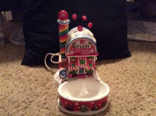 Dept 56 M&m Chocolate Candy Factory With Candy Dish 59335 2014