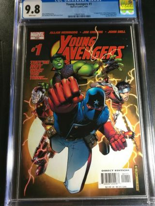 2005 Marvel Young Avengers 1 Cgc 9.  8 Wp 1st Kate Bishop,  Hulkling,  Wiccan