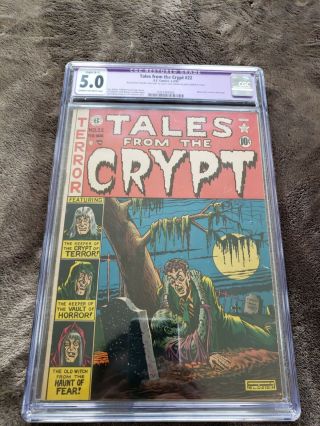 Tales From The Crypt 22 Cgc Pre - Code Horror - 1st Issue Ec - 1951