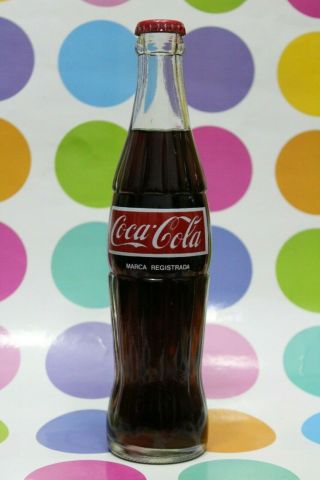 CHILE SOUTH AMERICA COCA COLA BOTTLE ACL RARE 285CC REGULAR LANGUAGE COUNTRY 5