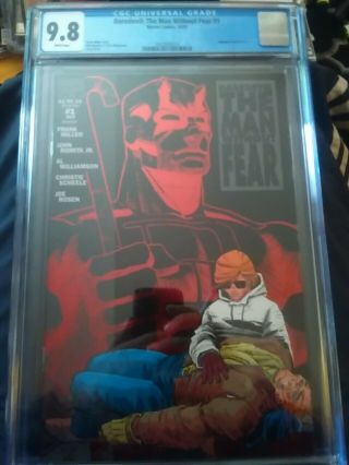 Daredevil Man Without Fear 1 Cgc 9.  8 White Pages (classic Cover)