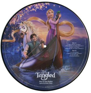 Tangled SONGS/MUSIC FROM Mandy Moore DISNEY Vinyl Picture Disc LP 2