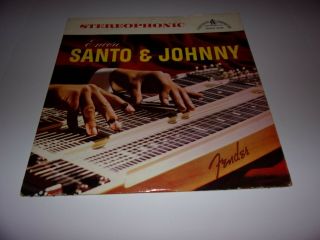 Santo & Johnny: Encore Vinyl Lp Canadian American 1002 Stereo 1960 / Oldies