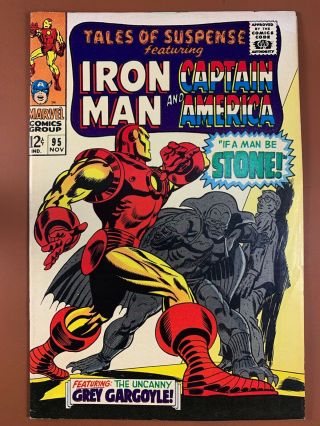 Tales Of Suspense 95 Marvel Comics Iron Man And Captain America Appearance