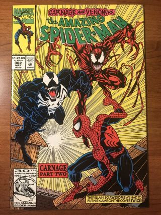 Spider - Man 362 Carnage & Venom & 363 Carnage Conclusion (1992,  Marvel)