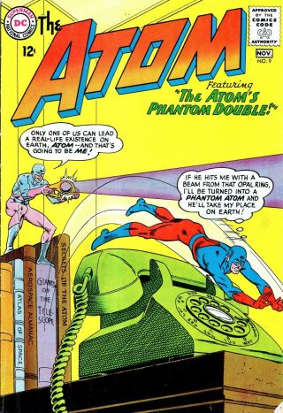 The Atom 9 1963 Silver Age - Higher Grade - Dc - Gil Kane - Murphy Anderson - Nr