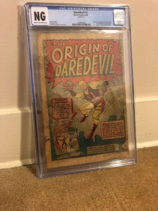 Daredevil (1964 1st Series) 1 Cgc Ng Coverless 1488651001