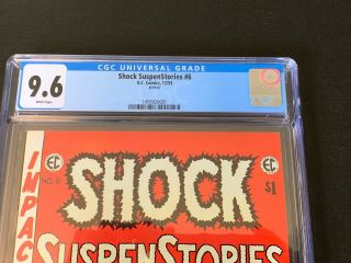 Shock SuspenStories 6 CGC 9.  6 Reprint 1993 Bondage Cover 4