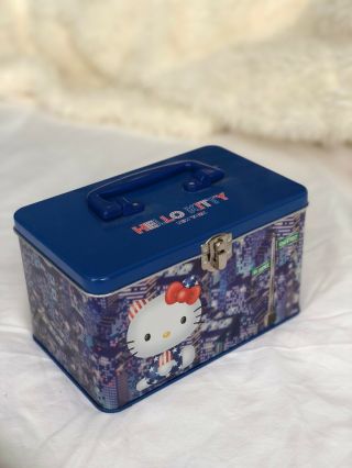 Vintage Hello Kitty Sanrio Tin Box Early 2000s York
