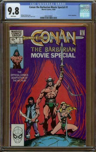 Conan The Barbarian Movie Special 1 & 2 Cgc 9.  8 Set