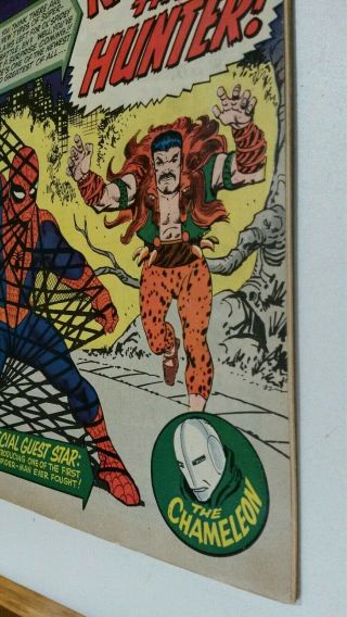 SPIDER - MAN 15 1st APP KRAVEN THE HUNTER HAS (HAS A SMALL CUT OUT) KEY 5