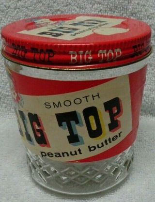 Big Top Peanut Butter Glass Jar