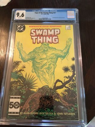 Swamp Thing 37 1985 Cgc 9.  6.  Case