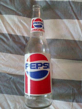 Vintage Pepsi Bottle July 4,  1991 Desert Storm Welcome Home Long Neck 12 Oz.