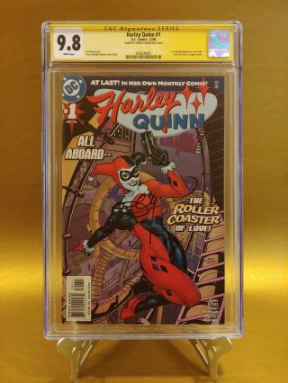 Harley Quinn 1 12/00 2000 Cgc Signature Series 9.  8 Signed By Terry Dodson Hot