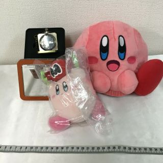 Nintendo Kirby Plush Doll Masot Headpiece Pocket Watch Hat Strap Japan Game A35