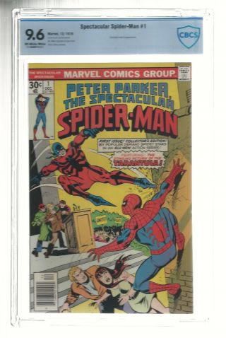 Marvel Comic’s Spectacular Spider - Man 1 Cbcs 9.  6 - 1976