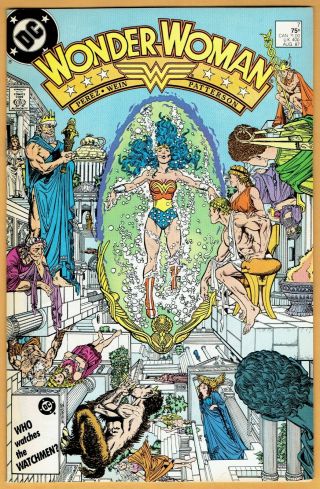 Wonder Woman 7 (1987) 1st Appearance Barbara Minerva Becomes Cheetah Vf/nm 9.  0