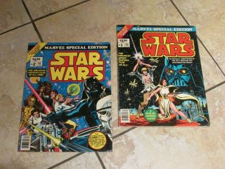 Marvel Special Edition Star Wars 1 & 2 1977 Collector 