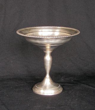 Vintage Sterling Silver Pedestal Bowl / Tazza.