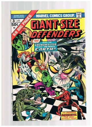 Giant Size Defenders 3 1st Korvac Hulk Grandmaster Marvel Fine - /fine,