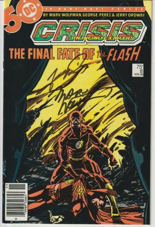 Crisis On Infinite Earths 8 - Signed By George Perez & Marv Wolfman -
