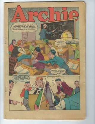 Pep Comics 56 (march 1946,  Archie Comics Group) Fr 1.  0 (no Cover)
