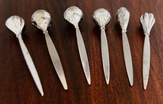- (6) American Sterling Silver A Variety Of Hors D 