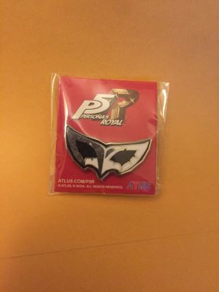 E3 2019 Persona 5 Royal Mask Pin Atlus Limited Showfloor Exclusive