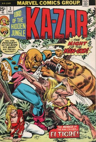 Marvel Comics - Ka - Zar 1 and 3 - VF - NM 2