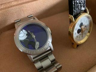 Felix the Cat Men ' s Womens ' Stainless Steel Wrist Watch plus Mickey Mouse Watch 2