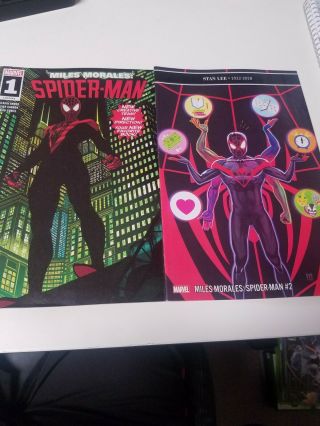 Miles Morales Spider - Man 1 2 3 4 1st Print Set Marvel 2019 Saladin Ahmed