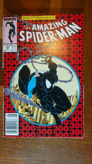 Spider - Man 300 Huge Key 1st Venom Todd Mcfarlane