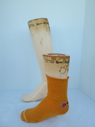 Buster Brown Shoe Store Sock Display Legs Advertising