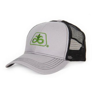 Pioneer Seed Grey & Black Mesh Back Trademark Logo Cap Hat Ps18